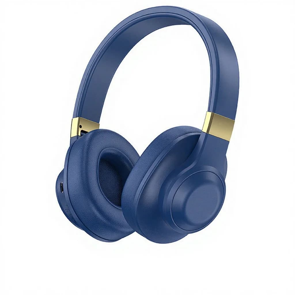 Auriculares Inalámbricos Bluetooth Supraaurales con Bajos Profundos y Larga Duración de Batería
