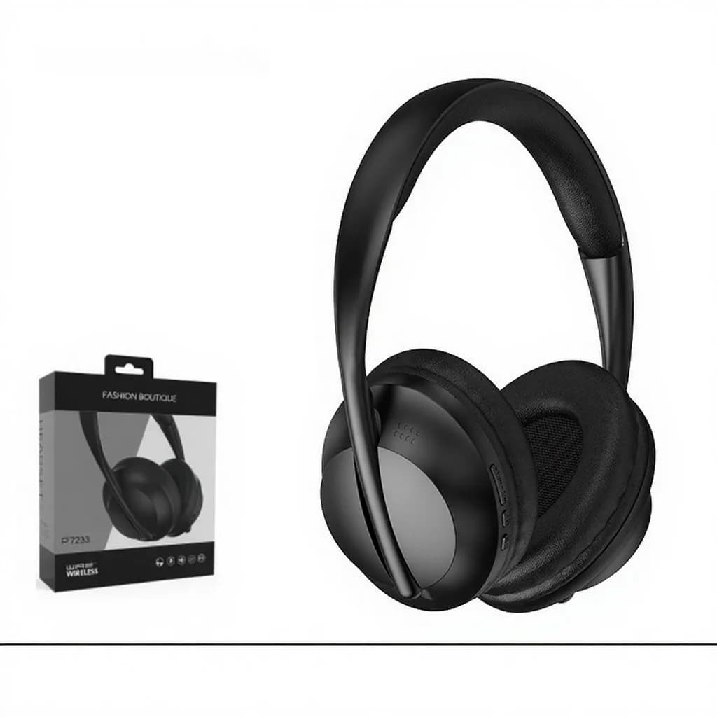 Auriculares inalámbricos supraaurales con ranura para tarjeta TF y entrada AUX