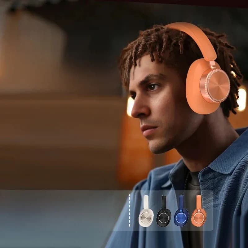 Auriculares Inalámbricos con Cancelación de Ruido y Batería de 35H