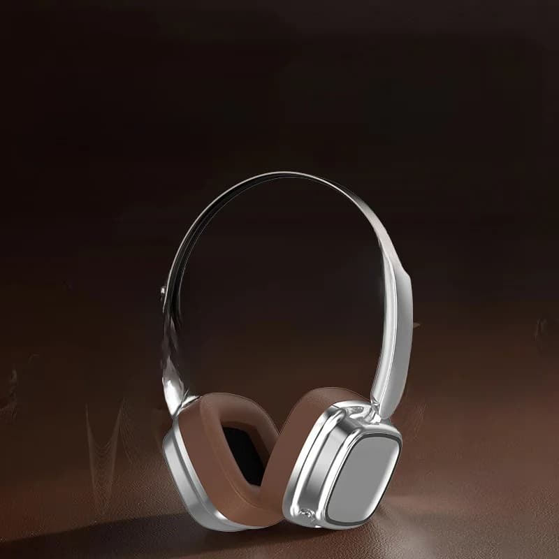 Auriculares inalámbricos retro supraaurales Bluetooth 5.4 con bajos estéreo