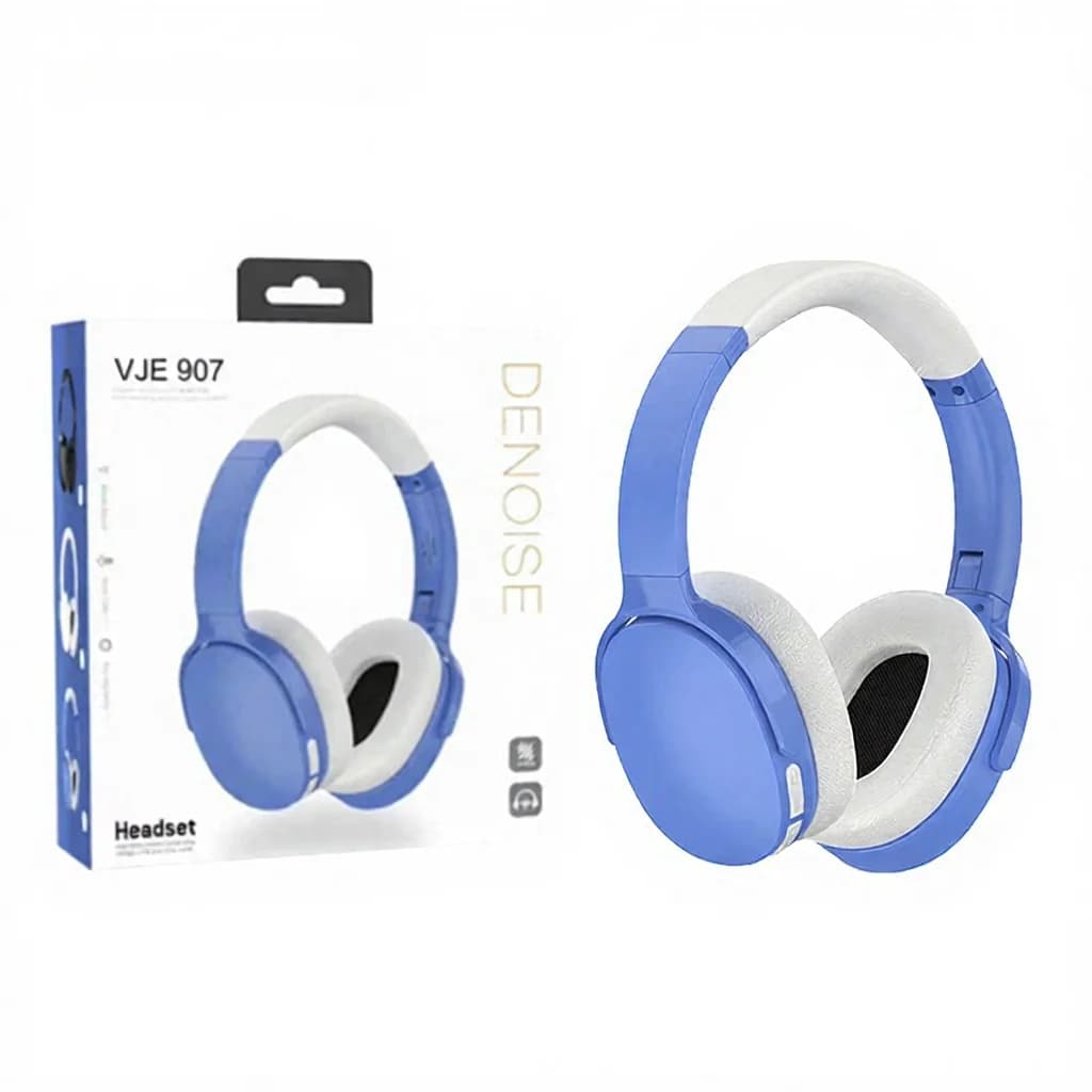 Auriculares Bluetooth inalámbricos supraaurales con tres modos EQ y micrófono