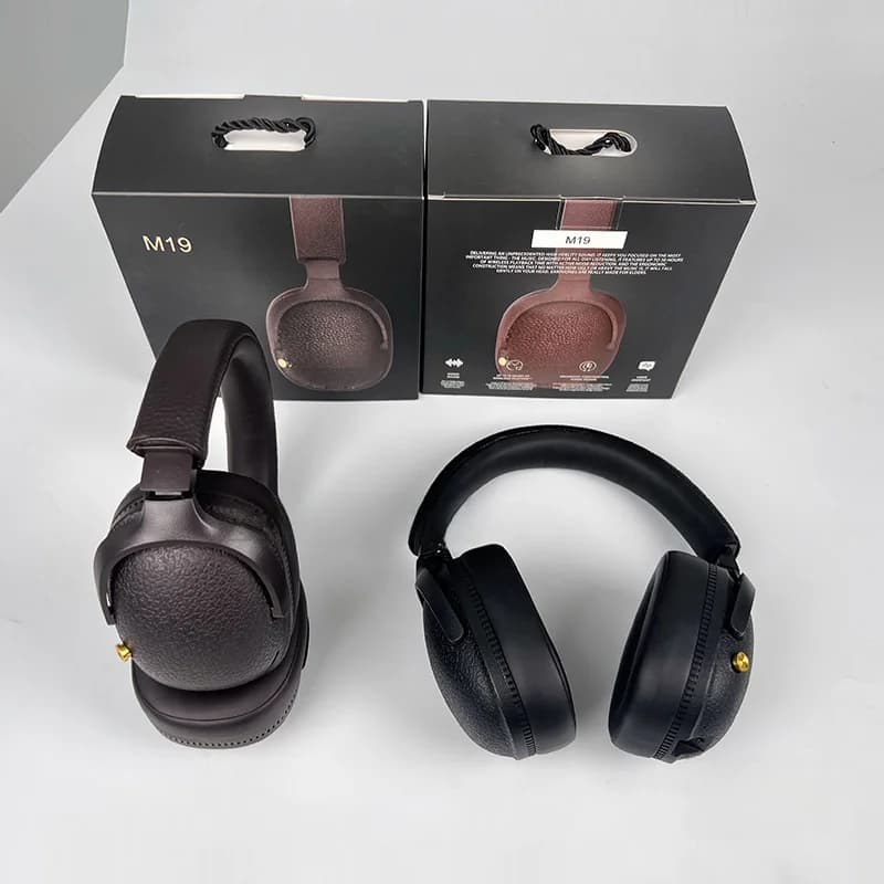 Auriculares Bluetooth retro supraaurales inalámbricos estéreo con micrófono