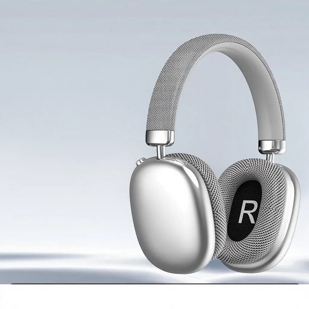 Auriculares inalámbricos Bluetooth circumaurales con radio FM y ranura para tarjeta TF