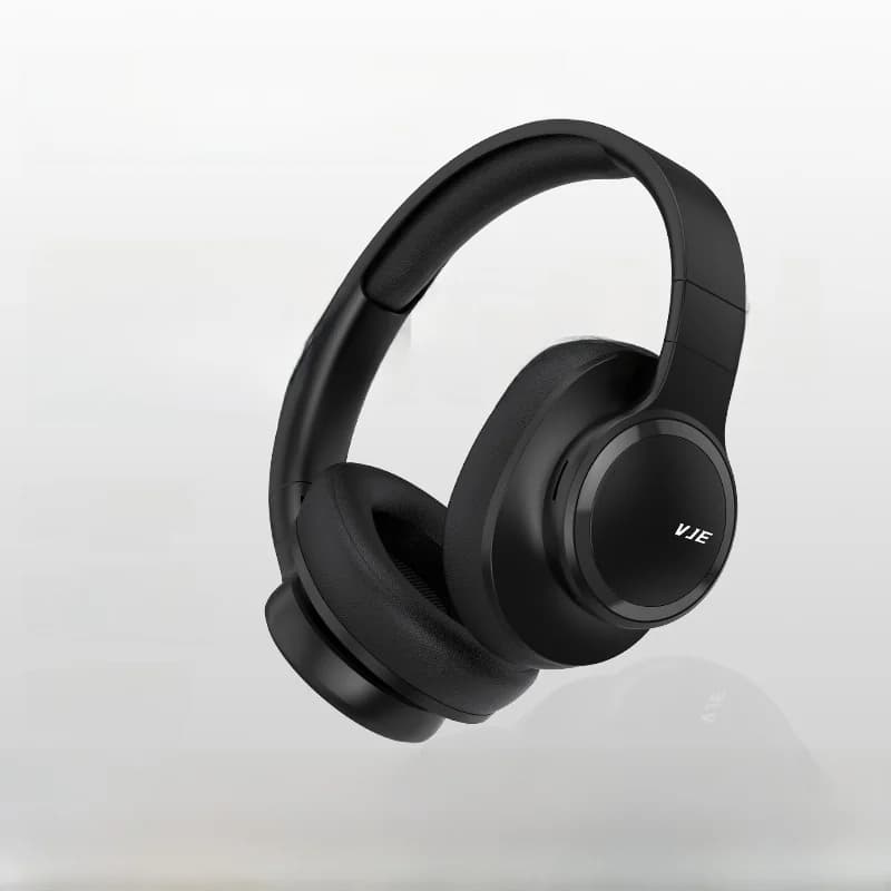 Auriculares Bluetooth inalámbricos circumaurales con micrófono y graves profundos