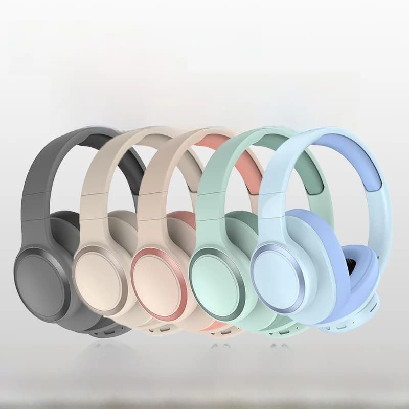 Auriculares Inalámbricos Bluetooth Supraaurales con Radio FM y Ranura para Tarjeta TF