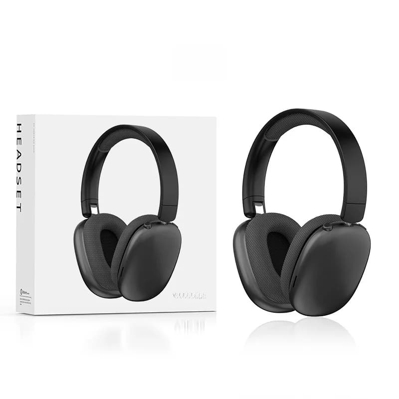 Auriculares inalámbricos Bluetooth supraaurales con larga duración de batería
