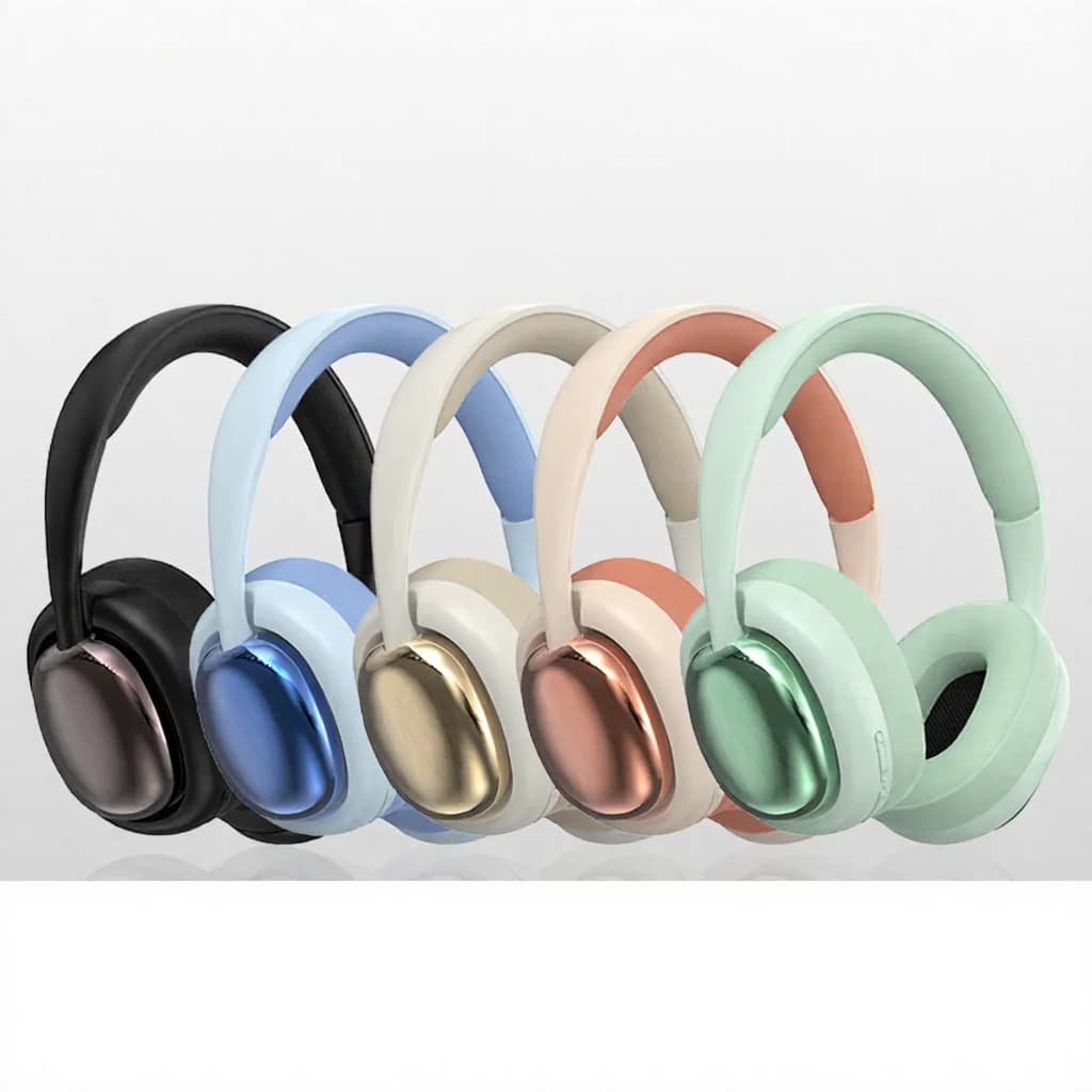 Auriculares inalámbricos supraaurales con Bluetooth 5.3 y larga duración de batería