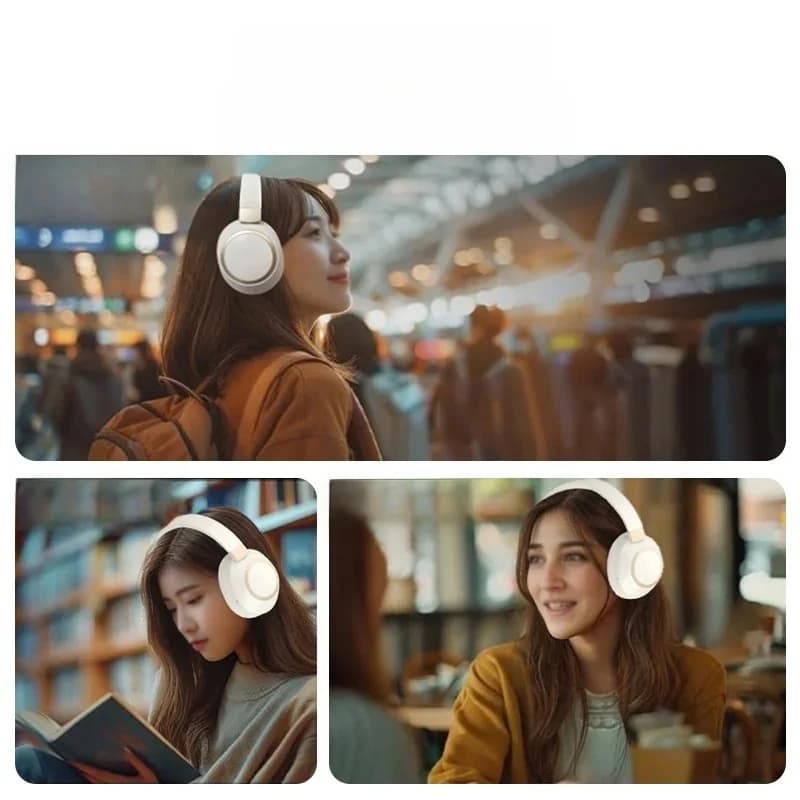 Auriculares Bluetooth Inalámbricos con Cancelación Activa de Ruido