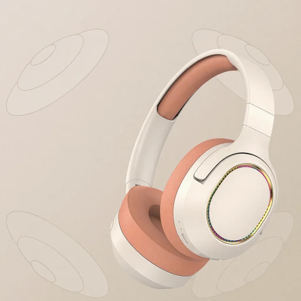 Auriculares gaming RGB inalámbricos Bluetooth supraaurales estéreo