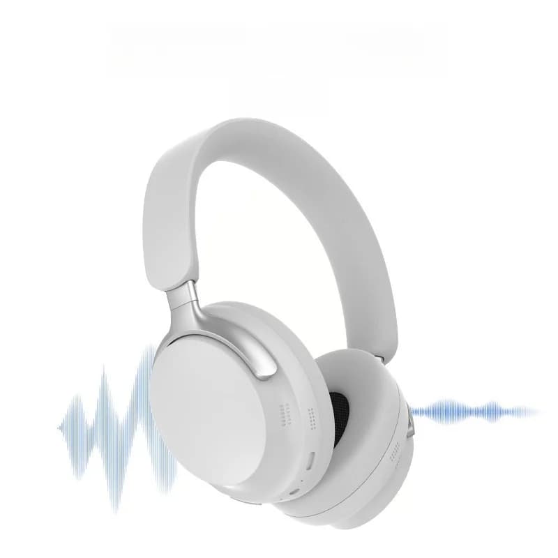 Auriculares Bluetooth inalámbricos supraaurales con sonido estéreo 3D y larga batería