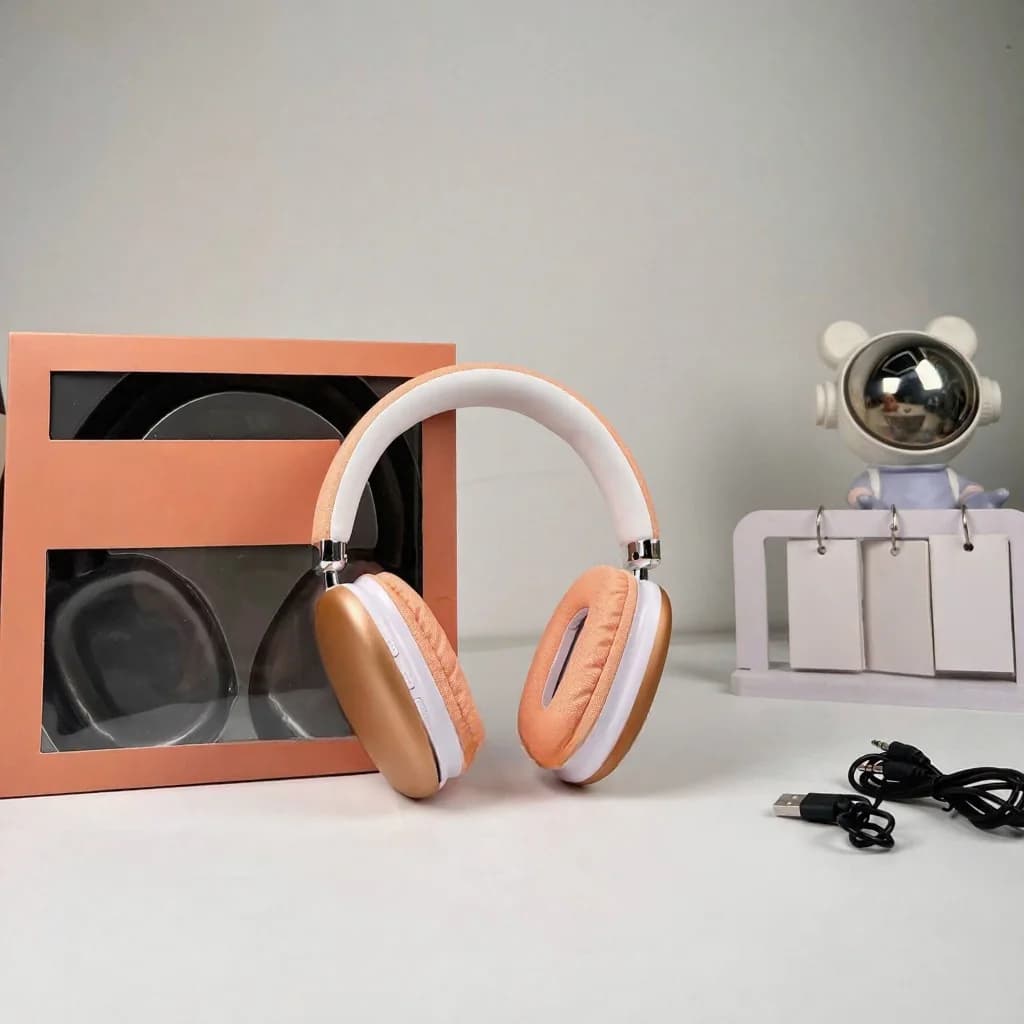 Auriculares inalámbricos supraaurales con Bluetooth 5.4 y larga duración de batería