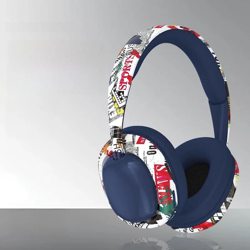 Auriculares Bluetooth supraaurales con graves profundos y conectividad inalámbrica