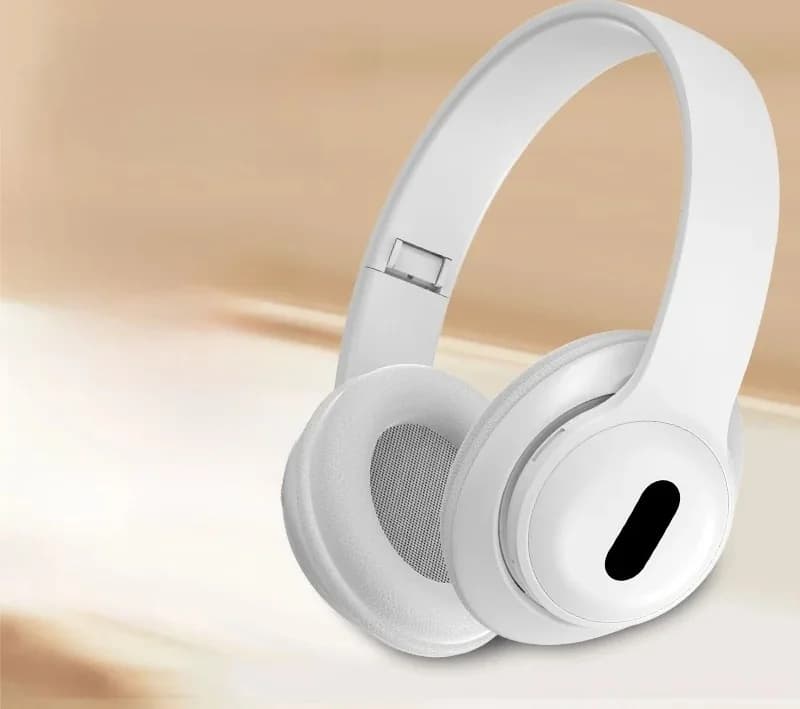 Auriculares inalámbricos supraaurales Bluetooth con radio FM y ranura para tarjeta TF