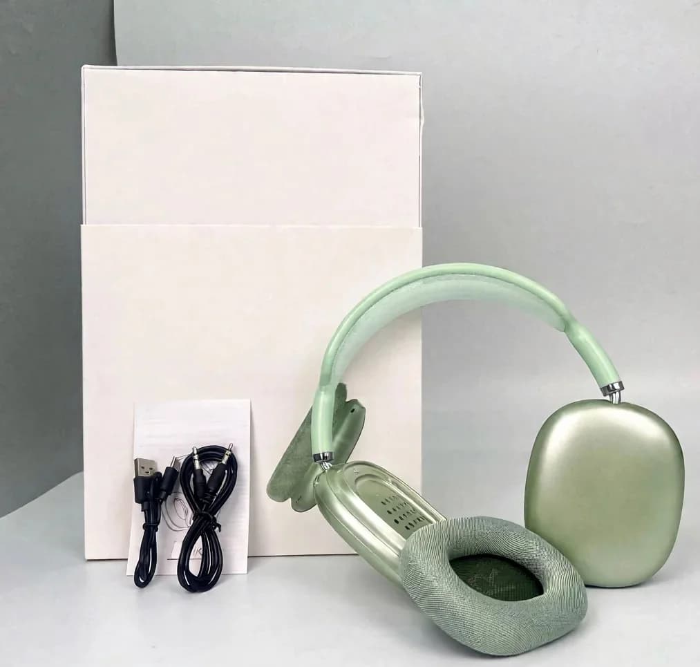 Auriculares inalámbricos supraaurales con copas magnéticas y diadema de malla