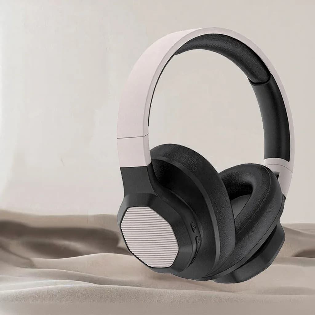 Auriculares Bluetooth supraaurales con radio FM y ranura para tarjeta TF