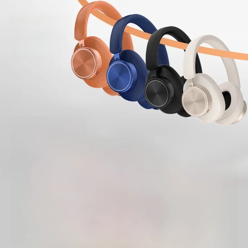 Auriculares inalámbricos supraaurales con cancelación activa de ruido y 35 h de batería