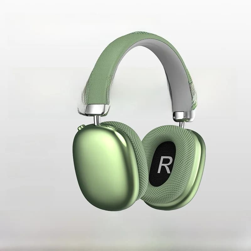 Auriculares inalámbricos Bluetooth circumaurales con ranura para tarjeta TF y carga Tipo-C
