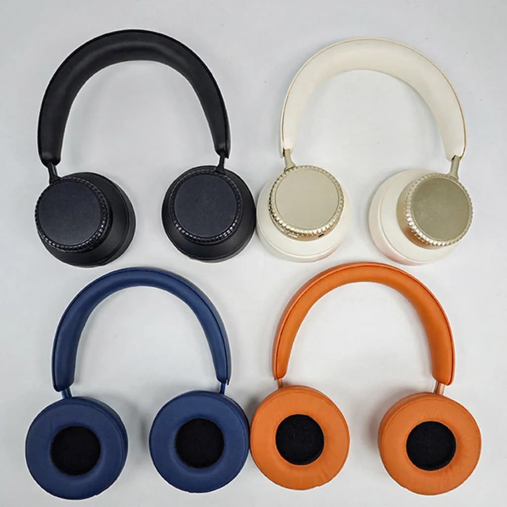 Auriculares Bluetooth con cancelación activa de ruido, inalámbricos supraaurales con estuche