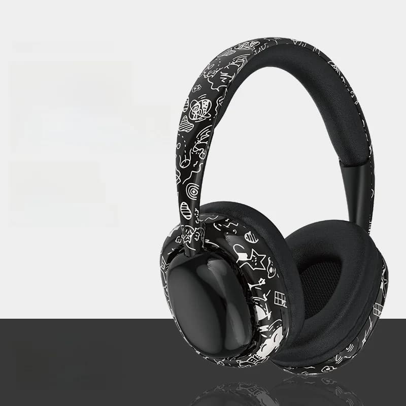 Auriculares Bluetooth supraaurales con graves profundos y conectividad inalámbrica