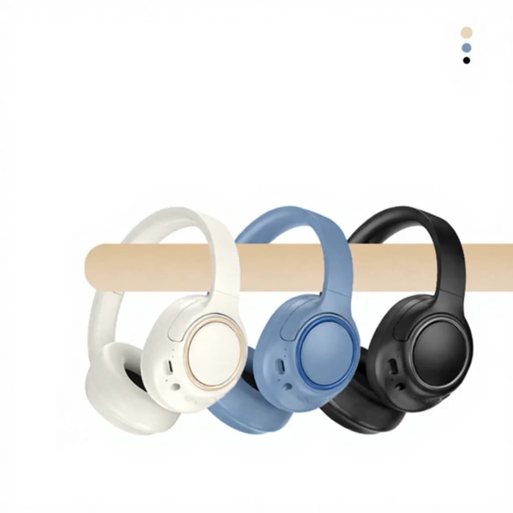 Auriculares Inalámbricos con Cancelación Activa de Ruido y Micrófono, 35H de Batería