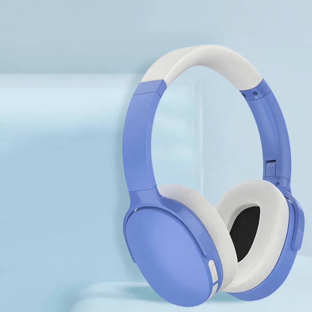 Auriculares Bluetooth inalámbricos supraaurales con larga duración de batería