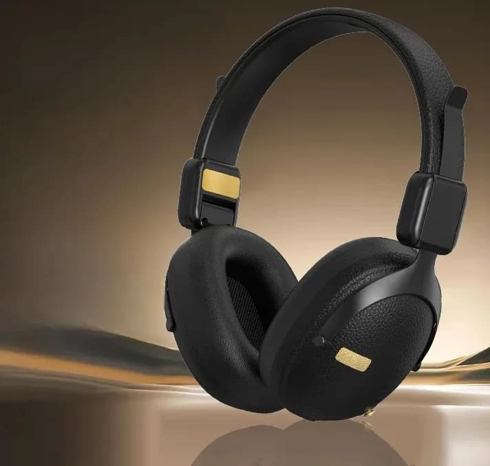 Auriculares Retro Inalámbricos con Bluetooth 5.4 y Larga Duración de Batería