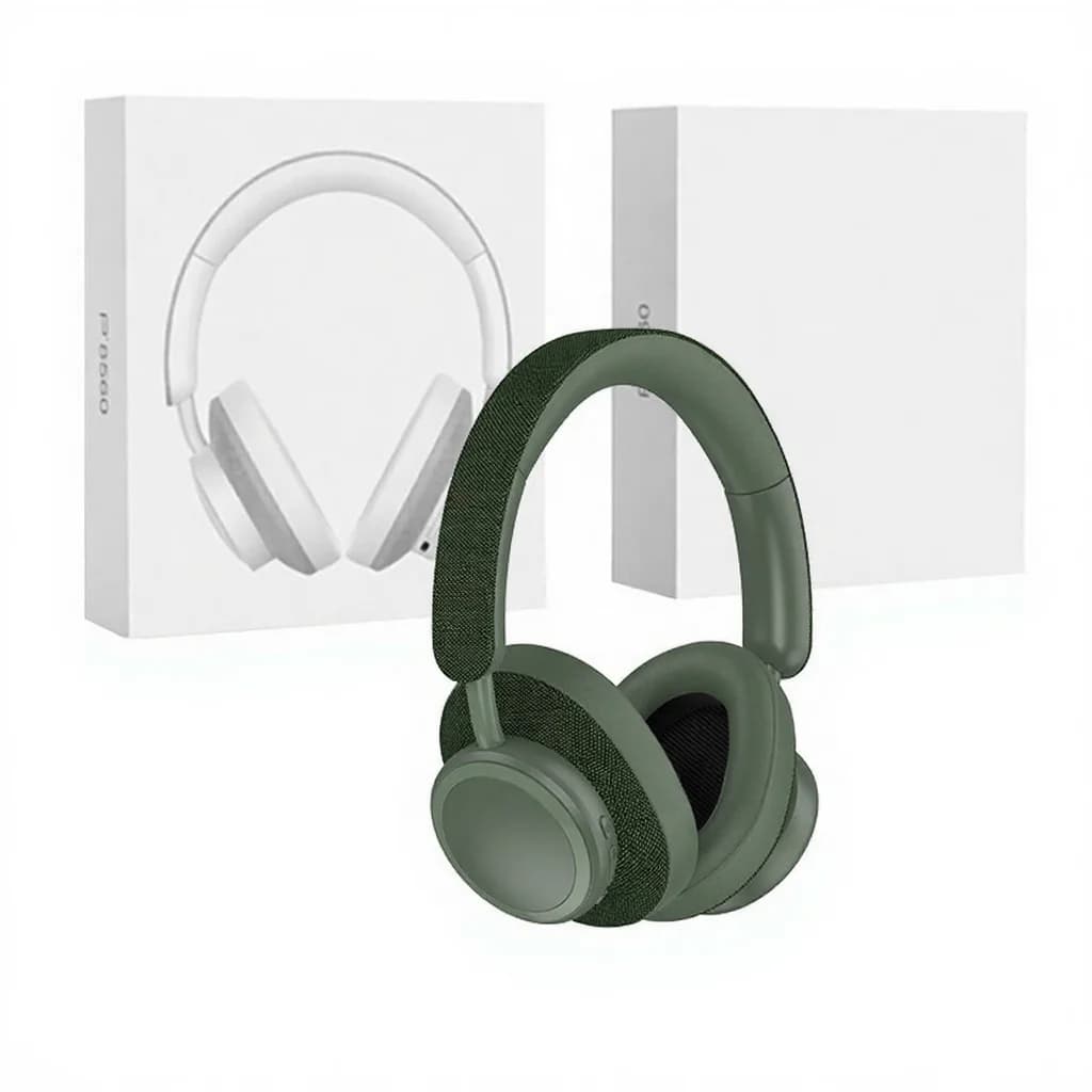 Auriculares inalámbricos supraaurales con graves profundos y larga duración de batería