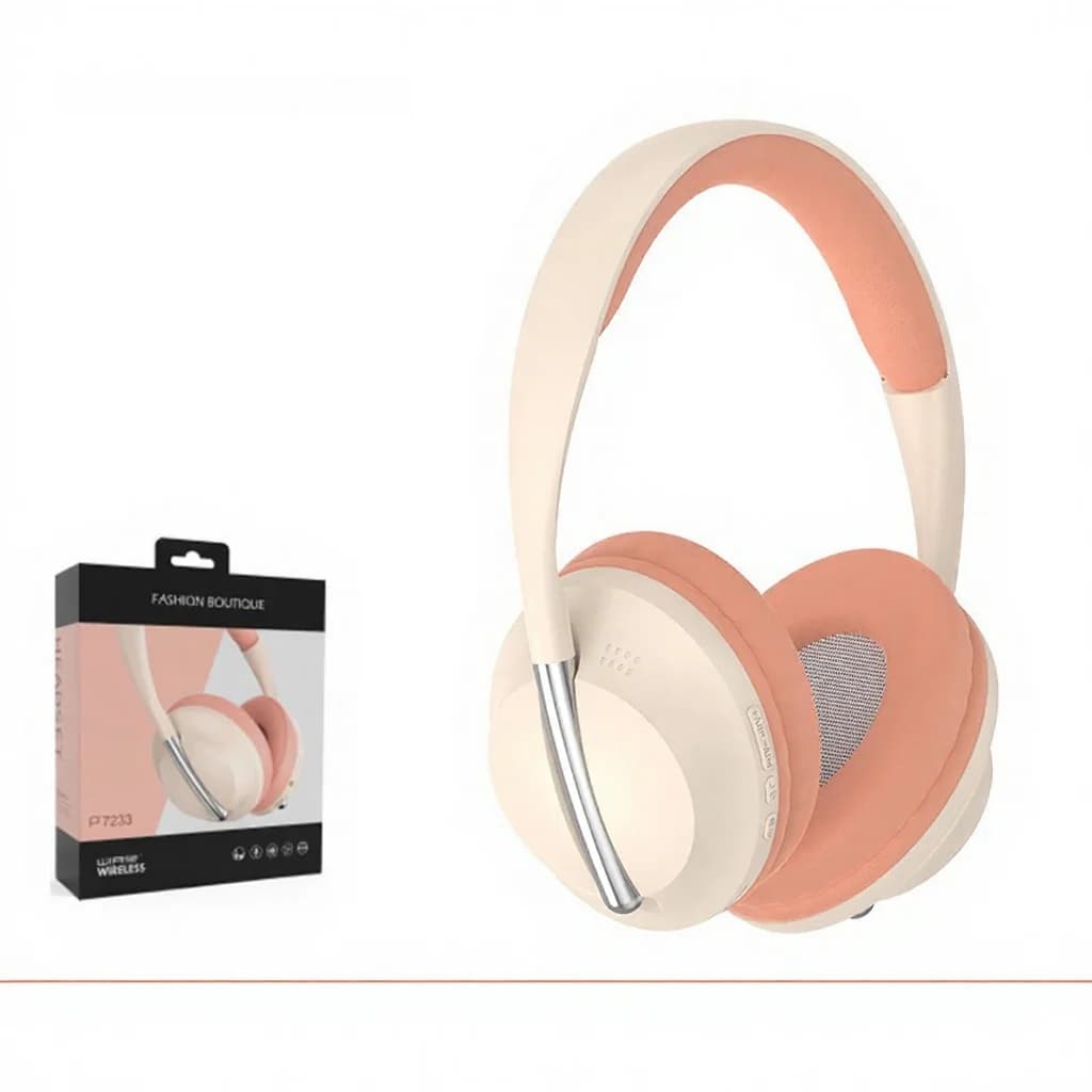 Auriculares inalámbricos supraaurales con ranura para tarjeta TF y entrada AUX