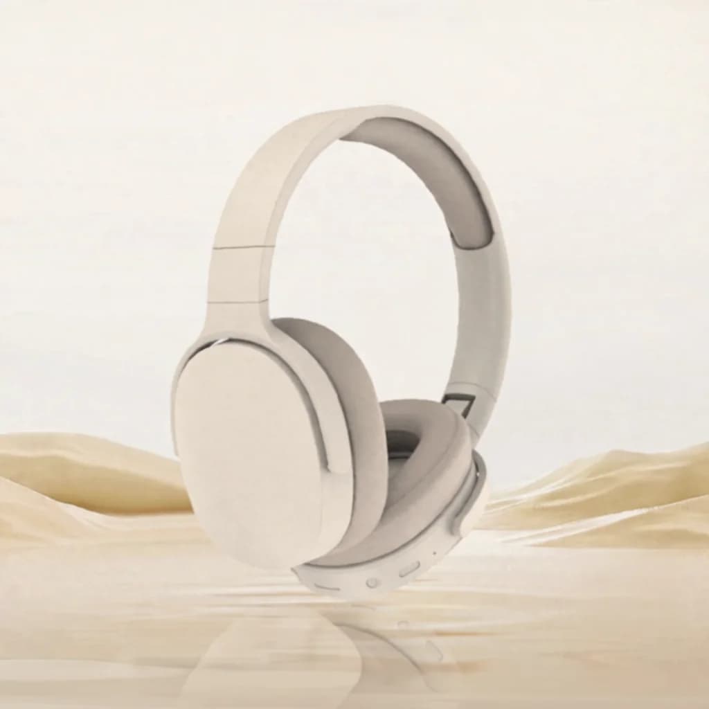 Auriculares inalámbricos Bluetooth circumaurales con radio FM y ranura para tarjeta TF