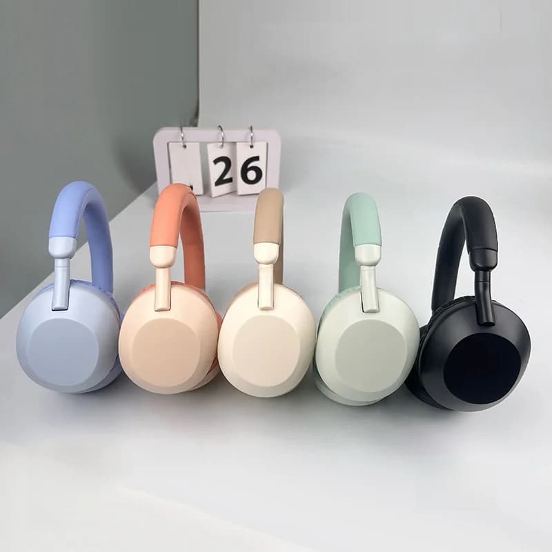 Auriculares Inalámbricos Bluetooth Supraaurales con Bajos Profundos y Micrófono