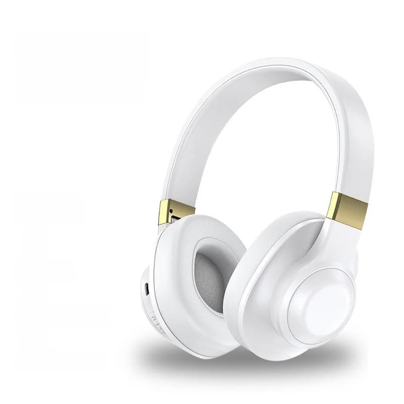 Auriculares Inalámbricos Bluetooth Supraaurales con Bajos Profundos y Larga Duración de Batería