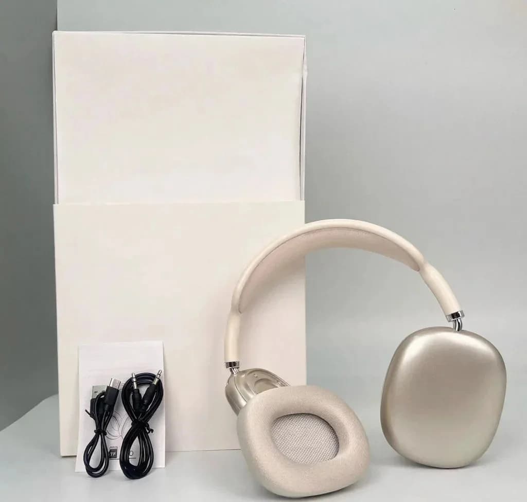 Auriculares inalámbricos supraaurales con copas magnéticas y diadema de malla