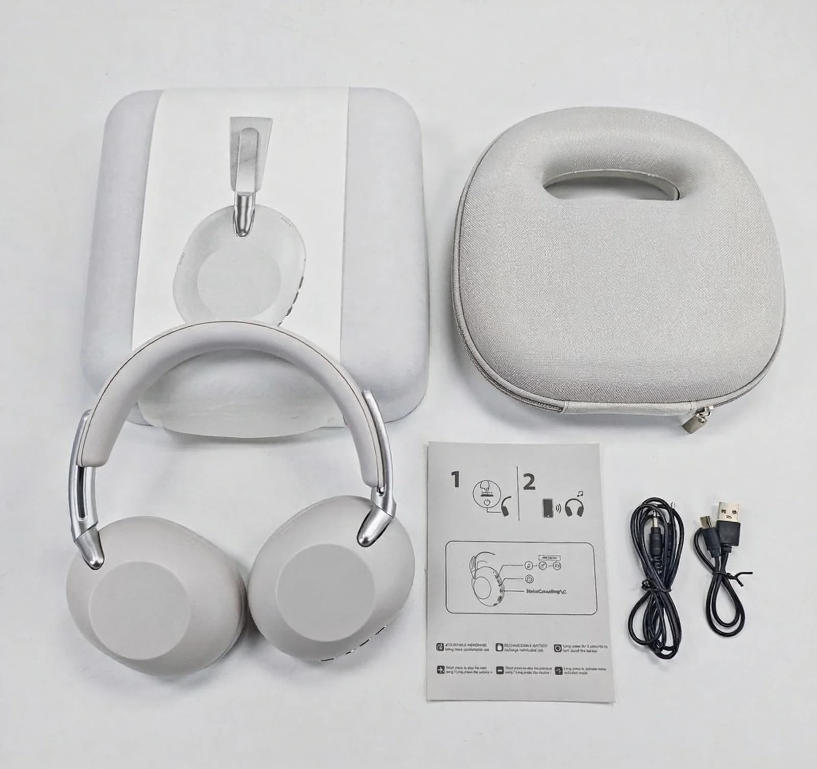 Auriculares Bluetooth Inalámbricos Supraaurales con Cancelación Activa de Ruido