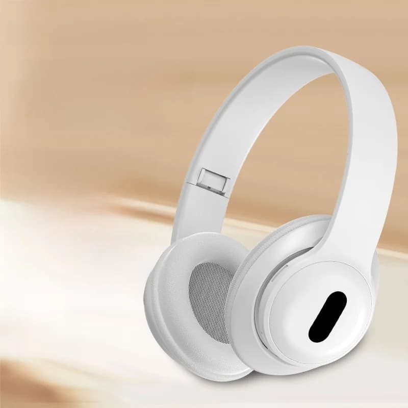 Auriculares inalámbricos supraaurales Bluetooth con radio FM y ranura para tarjeta TF
