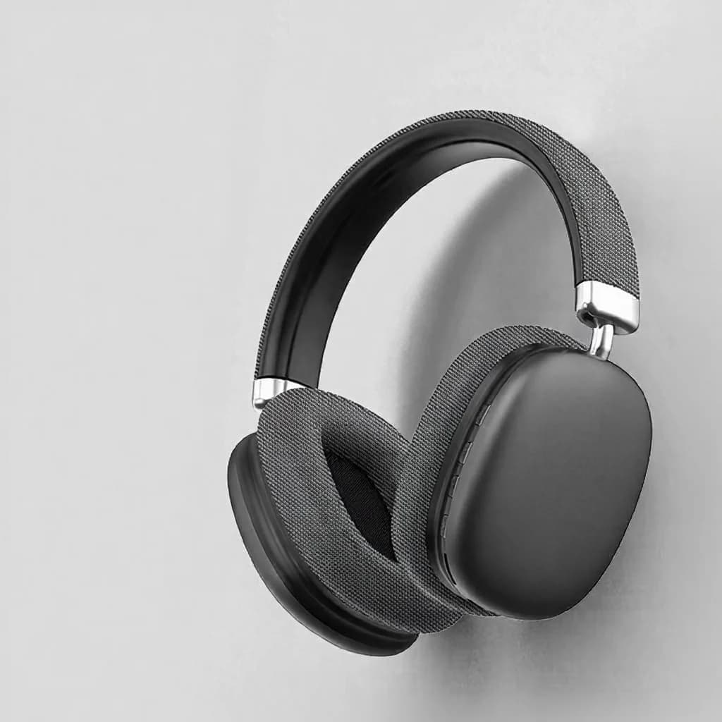 Auriculares Bluetooth inalámbricos circumaurales con graves profundos y carga Type-C