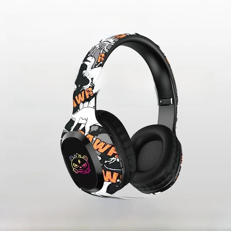 Auriculares Circumaurales Inalámbricos con Ranura para Tarjeta TF y Bluetooth