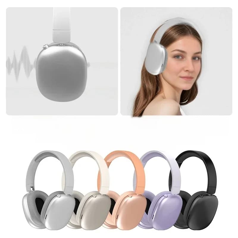 Auriculares Bluetooth inalámbricos con cancelación activa de ruido y micrófono