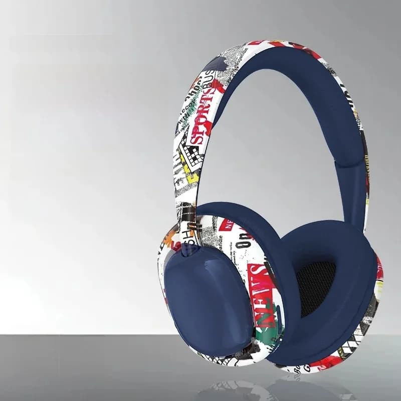 Auriculares Bluetooth supraaurales con graves profundos y conectividad inalámbrica