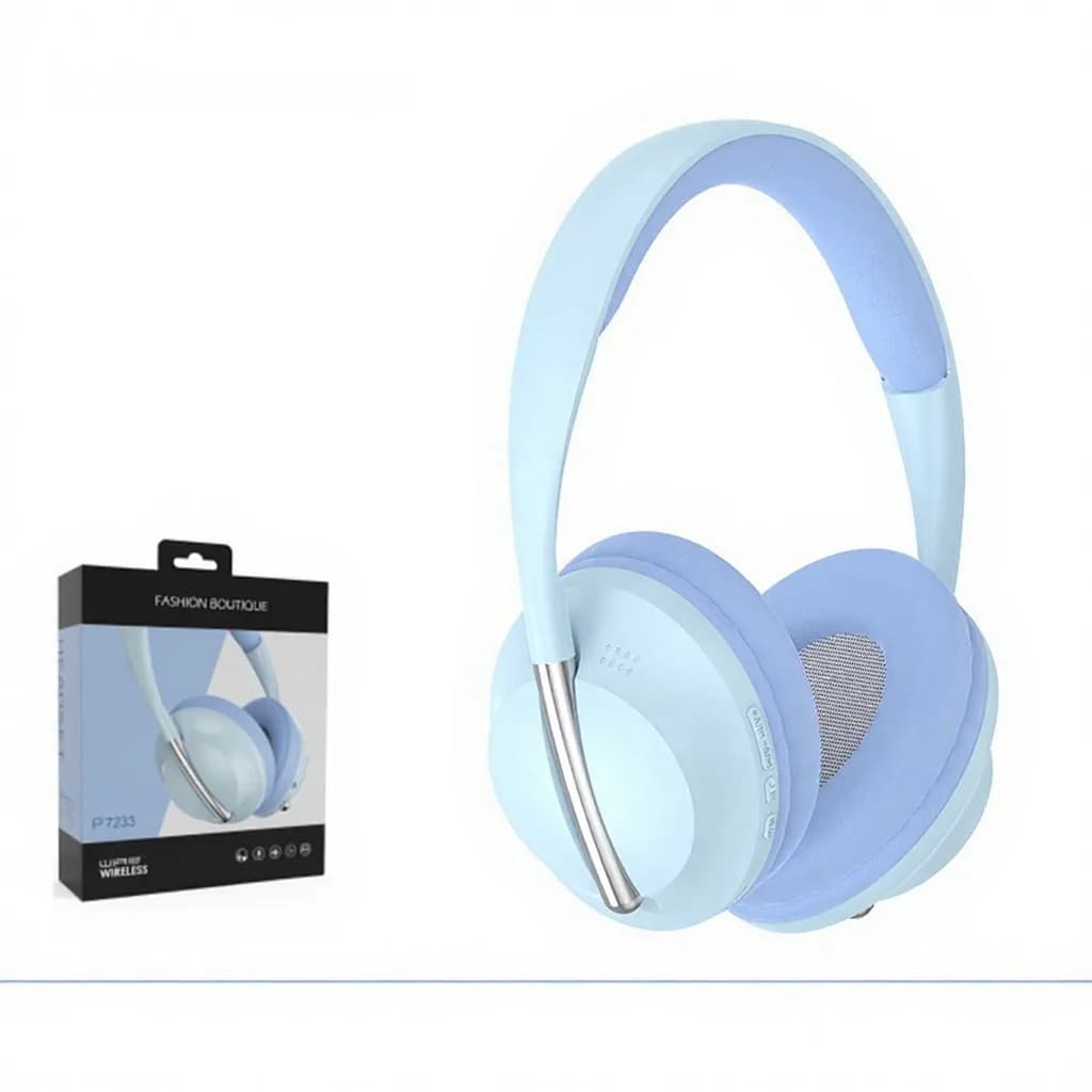 Auriculares inalámbricos supraaurales con ranura para tarjeta TF y entrada AUX