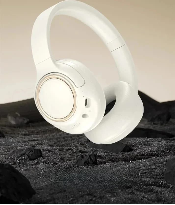 Auriculares Inalámbricos con Cancelación Activa de Ruido y Micrófono, 35H de Batería