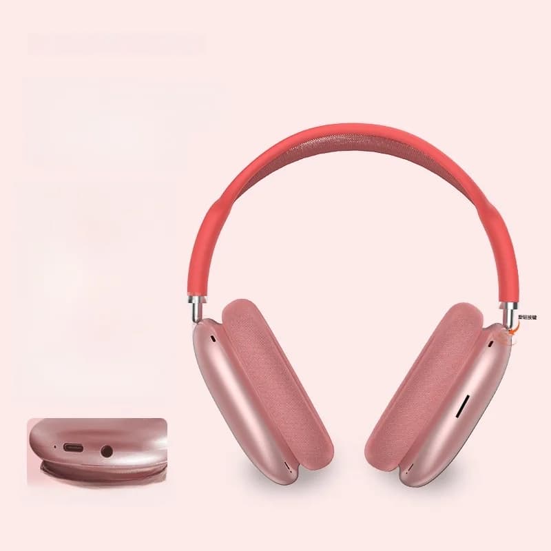 Auriculares Circumaurales Bluetooth 5.4 con Perilla Giratoria y Radio FM