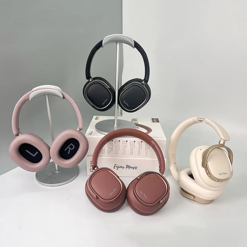 Auriculares Bluetooth retro circumaurales con cancelación activa de ruido