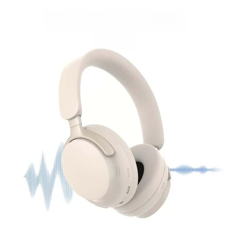 Auriculares Bluetooth inalámbricos supraaurales con sonido estéreo 3D y larga batería