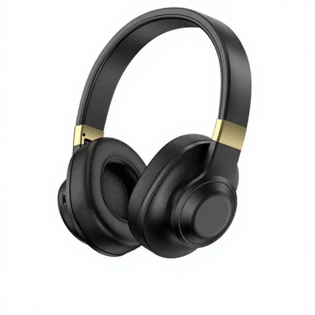 Auriculares Inalámbricos Bluetooth Supraaurales con Bajos Profundos y Larga Duración de Batería