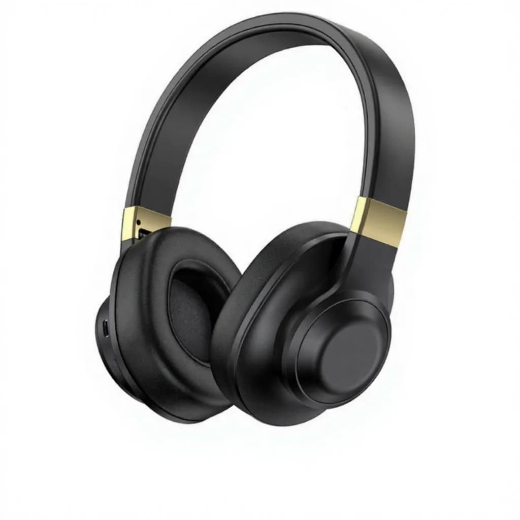 Auriculares Inalámbricos Bluetooth Supraaurales con Bajos Profundos y Larga Duración de Batería