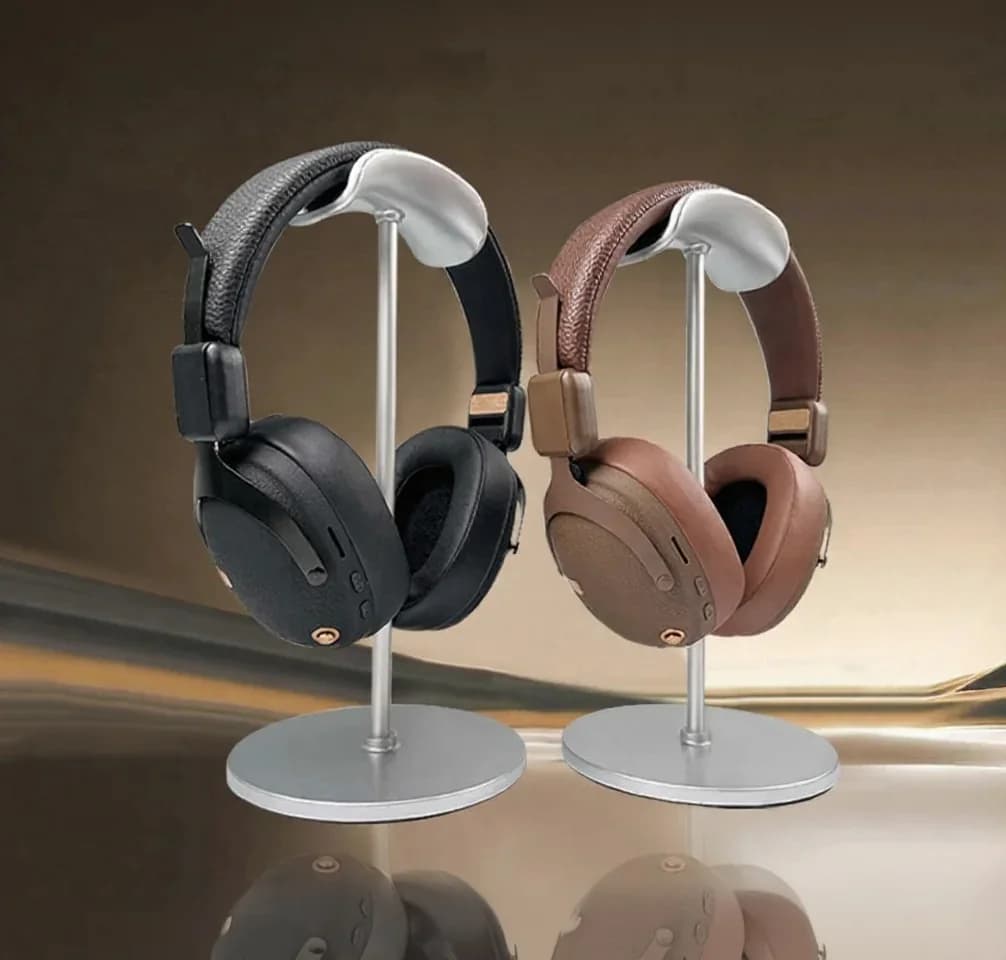Auriculares Retro Inalámbricos con Bluetooth 5.4 y Larga Duración de Batería