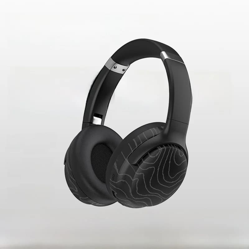 Auriculares inalámbricos Bluetooth supraaurales con radio FM y reducción de ruido