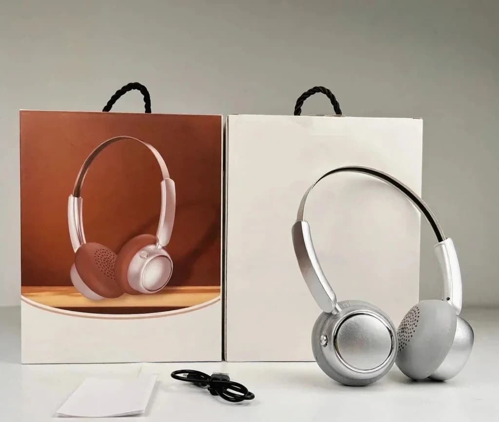 Auriculares Inalámbricos Retro de Diadema con Radio FM y Bluetooth 5.4