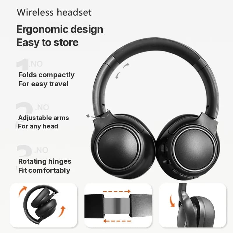 Auriculares inalámbricos con cancelación de ruido y batería duradera