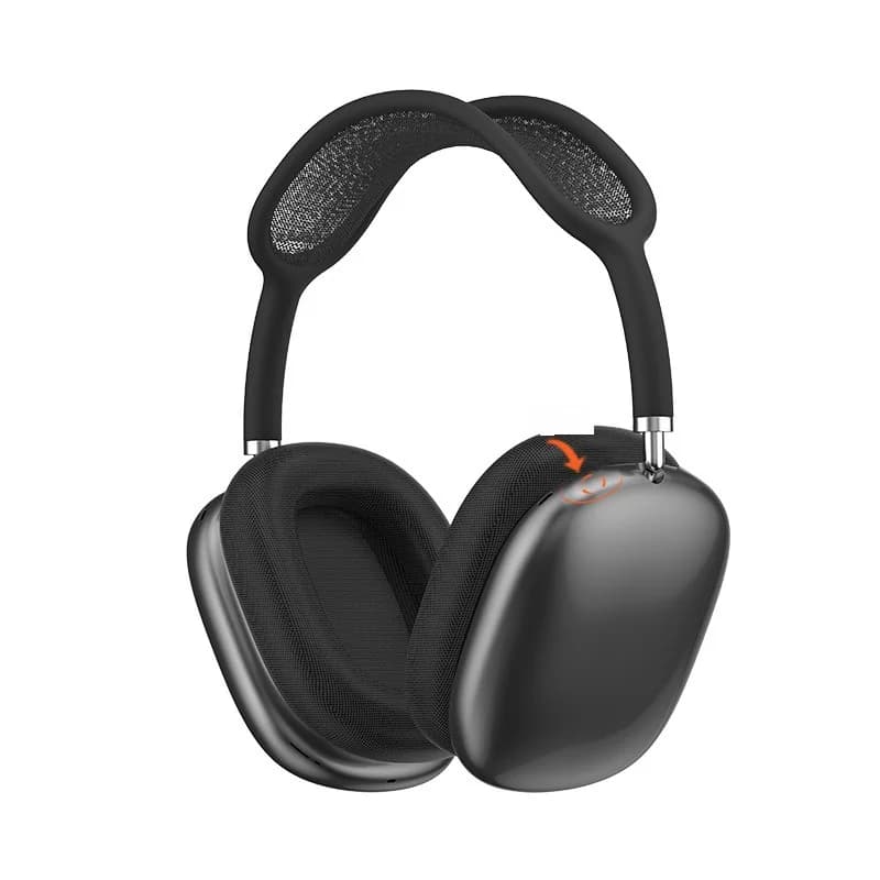 Auriculares Circumaurales Bluetooth 5.4 con Perilla Giratoria y Radio FM